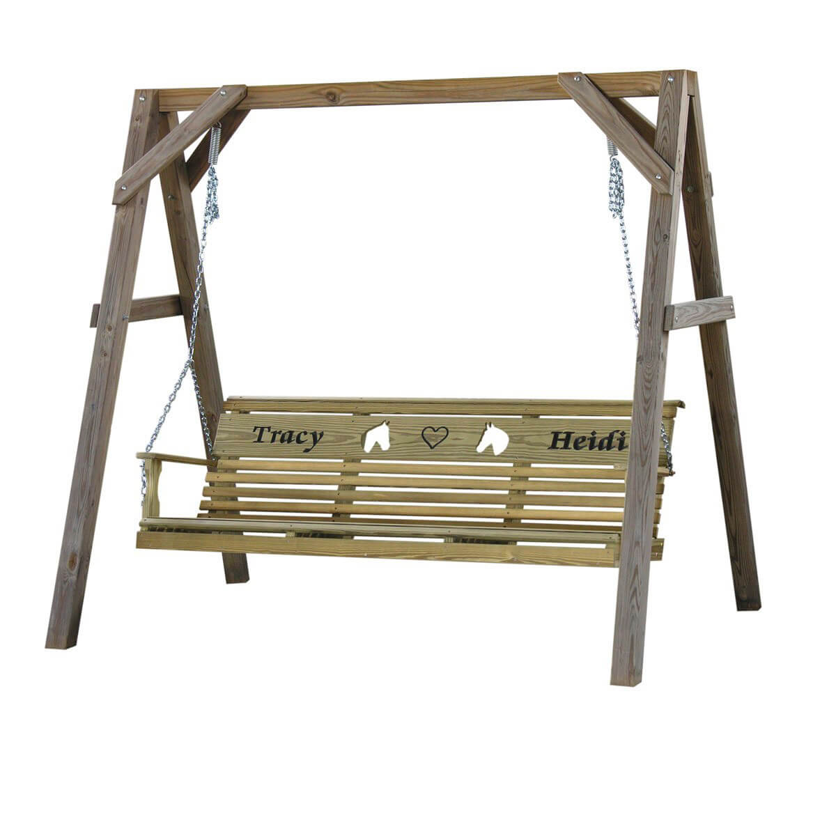 Read more about the article 6 Foot Rollback Personalized Swing with A-Frame