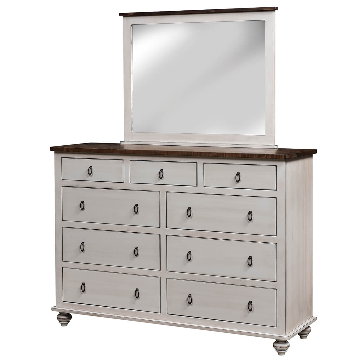 Read more about the article Cottage Grove 9 Drawer Dresser with Mirror